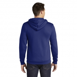American Apparel F497W Flex Fleece Zip Hoodie - Lapis