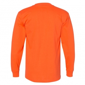Bayside 6100 USA-Made Long Sleeve T-Shirt - Orange