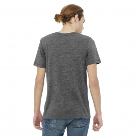 Bella + Canvas BC3005 Unisex Jersey Short Sleeve V-Neck Tee - Asphalt Slub