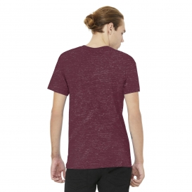 Bella + Canvas BC3005 Unisex Jersey Short Sleeve V-Neck Tee - Maroon Marble