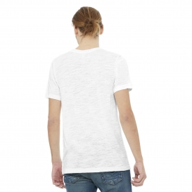 Bella + Canvas BC3005 Unisex Jersey Short Sleeve V-Neck Tee - White Slub