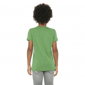 Bella + Canvas BC3413Y Youth Triblend Short Sleeve Tee - Green Triblend