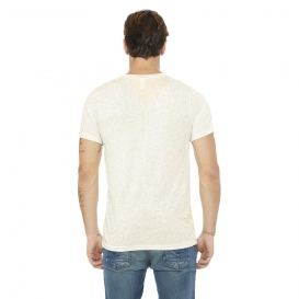 Bella + Canvas BC3415 Unisex Triblend Short Sleeve V-Neck Tee - Oatmeal Triblend