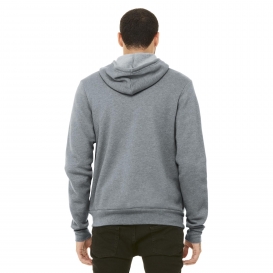 Bella + Canvas BC3739 Unisex Sponge Fleece Full-Zip Hoodie - Athletic Heather