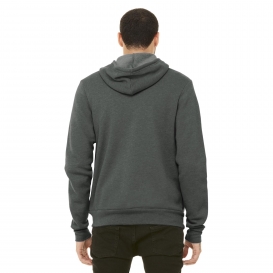 Bella + Canvas BC3739 Unisex Sponge Fleece Full-Zip Hoodie - Deep Heather