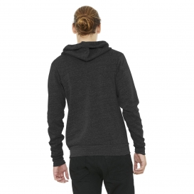Bella + Canvas BC3909 Unisex Triblend Sponge Fleece Full-Zip Hoodie - Charcoal-Black Triblend