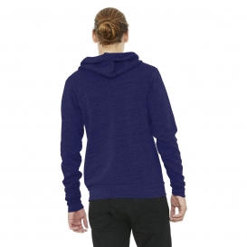 Bella + Canvas BC3909 Unisex Triblend Sponge Fleece Full-Zip Hoodie - Navy Triblend