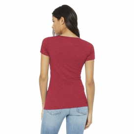 Bella + Canvas BC6004 Women\'s The Favorite Tee - Heather Red