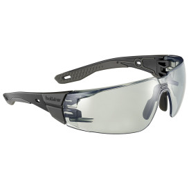Bolle RUSPMN80U Rush + 2.0 Safety Glasses - Black Temples - Welding 1.7 CSP Platinum Anti-Fog Lens