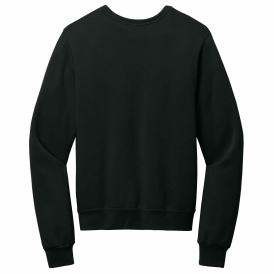Bella + Canvas BC391 Unisex Sponge Fleece Classic Crewneck Sweatshirt - Black