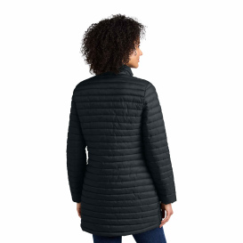 Eddie Bauer EB515 Ladies Packable Quilted Full-Zip - Black