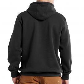 Carhartt 100615 Rain Defender Paxton Hooded Heavyweight Sweatshirt - Black