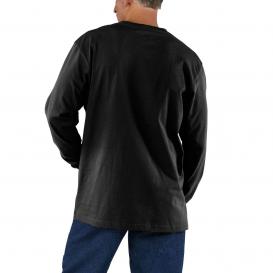 Carhartt K126 Workwear Pocket Long Sleeve T-Shirt - Black