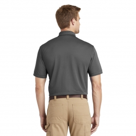 CornerStone CS4020 Industrial Snag-Proof Pique Polo - Charcoal