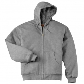 CornerStone CS620 Heavyweight Full-Zip Hooded Sweatshirt with Thermal Lining - Athletic Heather