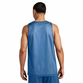 Sport-Tek ST5000 PosiCharge Reversible Mesh Tank - Carolina Blue/White