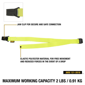 DEWALT DXDP610400 Hard Hat Lanyards 2 lbs (0.91 kg) Capacity