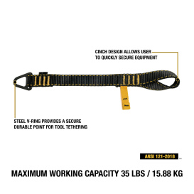 DEWALT DXDP710201 V-Ring Tool Attachments Single Wing - 35 lbs (15.9 kg) Capacity