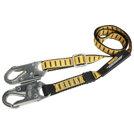 DEWALT DXFP614111 Adjustable Work Positioning Lanyard - Steel Snap Hooks on Both ends