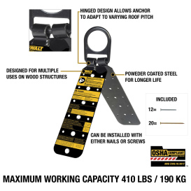 DEWALT DXFP842001 Reusable Rooftop Anchor