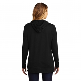 District DT671 Women's Featherweight French Terry Hoodie - Black | Full ...