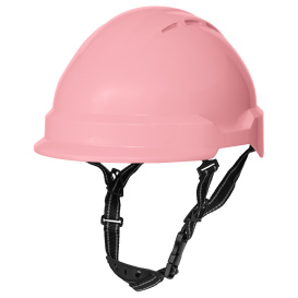 Delta Plus WEL21109PI Americana Vented Safety Helmet - Ratchet Suspension - Pink