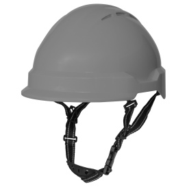 Delta Plus WEL22207GY Americana Safety Helmet - Ratchet Suspension - Gray