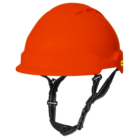 Delta Plus WELAMC2MIPSPHO Americana Safety Helmet - Ratchet Suspension w/ MIPS - Hi Viz Orange