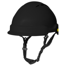Delta Plus WELAMC2MIPSWBK Americana Vented Safety Helmet - Ratchet Suspension w/ MIPS - Black