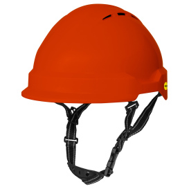 Delta Plus WELAMC2MIPSWOR Americana Vented Safety Helmet - Ratchet Suspension w/ MIPS - Orange