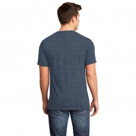 District DT6500 Very Important Tee V-Neck - Heathered Navy