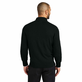 Port Authority SW2901 Easy Care Full-Zip Sweater - Deep Black