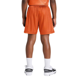 Sport-Tek YST5100 Youth PosiCharge Mesh 5" Shorts - Deep Orange