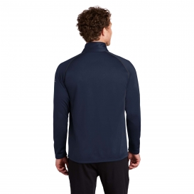 Eddie Bauer EB246 Smooth Base Layer Full-Zip Fleece - River Blue