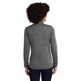 Eddie Bauer EB251 Ladies Sweater Fleece Full-Zip - Dark Grey Heather
