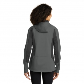 Eddie Bauer EB543 Ladies Trail Soft Shell Jacket - Metal Grey/Grey Steel