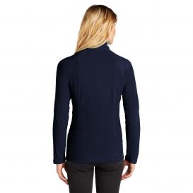 Eddie Bauer EB225 Ladies Full-Zip Microfleece Jacket - Navy
