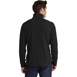 Eddie Bauer EB226 1/2 Zip Microfleece Jacket - Black