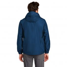 Eddie Bauer EB550 Rain Jacket - Deep Sea Blue/Dark Adriatic