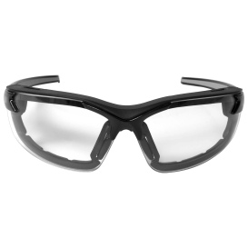 Edge GDZ411VS-G2 Zorge G2 Safety Glasses - Black Foam Lined Temples - Clear Vapor Shield Anti-Fog Lens