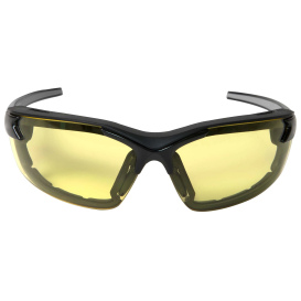 Edge GDZ112VS-G2 Zorge G2 Safety Glasses - Black Foam Lined Temples - Yellow Anti-Fog Lens