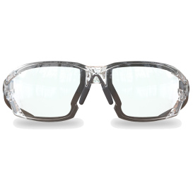 Edge XV411AFG Nevosa Safety Glasses - Black Foam-Lined Frame - Clear Anti-Fog Lens