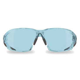 Edge XV413 Nevosa Safety Glasses - Black Frame - Blue Lens