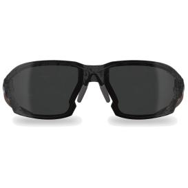 Edge XV416AFG Nevosa Safety Glasses - Black Foam-Lined Frame - Smoke Anti-Fog Lens