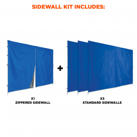 Ergodyne SHAX 6054 Pop-Up Tent Sidewall Kit - Blue