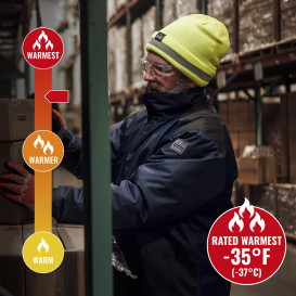 Ergodyne N-Ferno 6461 Essential Insulated Freezer Work Jacket