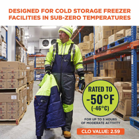 Ergodyne N-Ferno 6477 Insulated Freezer Bib Overalls