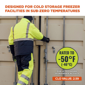 Ergodyne N-Ferno 6479 Class E Hi-Vis Freezer Bib Overalls