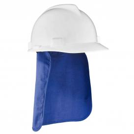 Ergodyne Chill-Its 6717 Cooling Hard Hat Pad with Polymers & Neck Shade - Blue