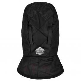 Ergodyne N-Ferno 6867 Three-Layer Winter Hard Hat Liner - Shoulder Length - Black